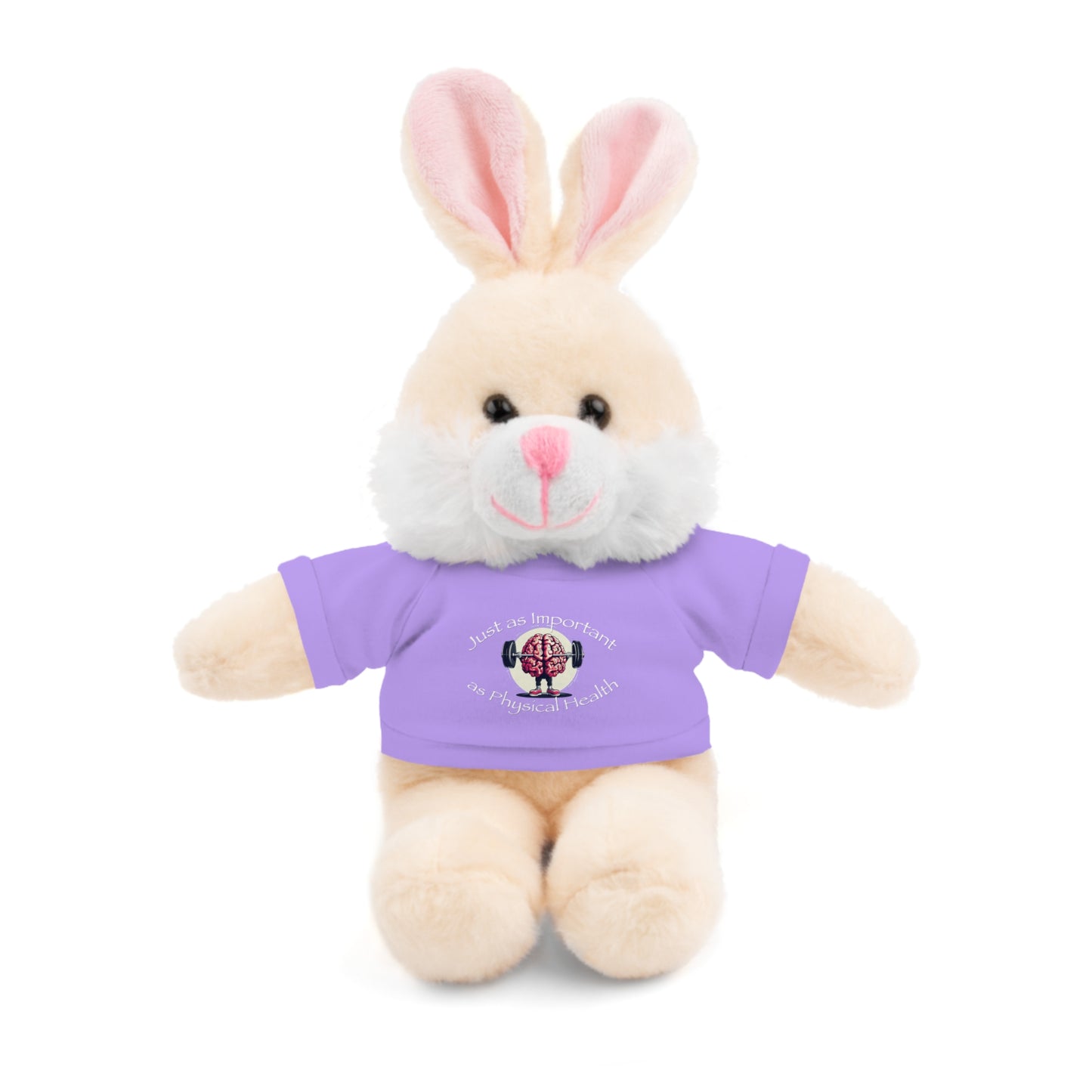 Mental Health Muscle Stuffed Animals with Tee