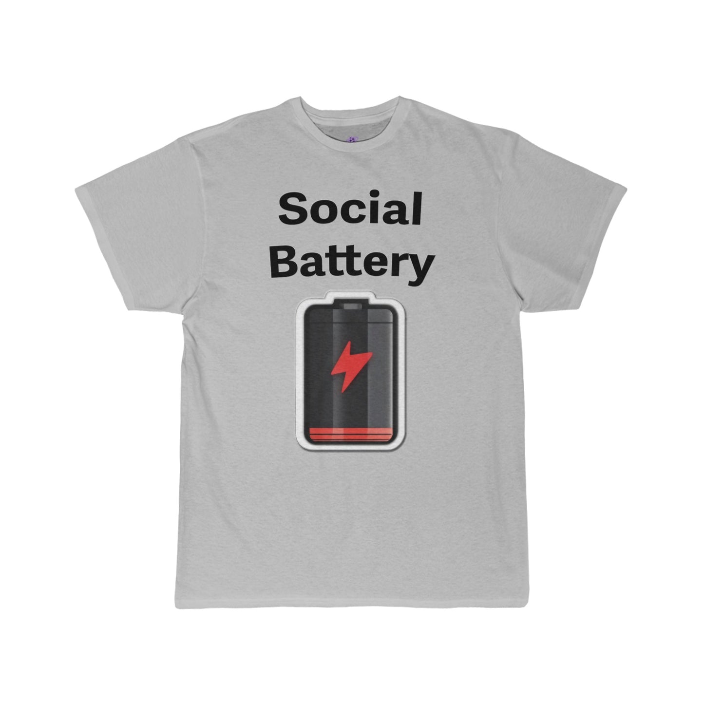 Social Battery Low Men's Short Sleeve Tee