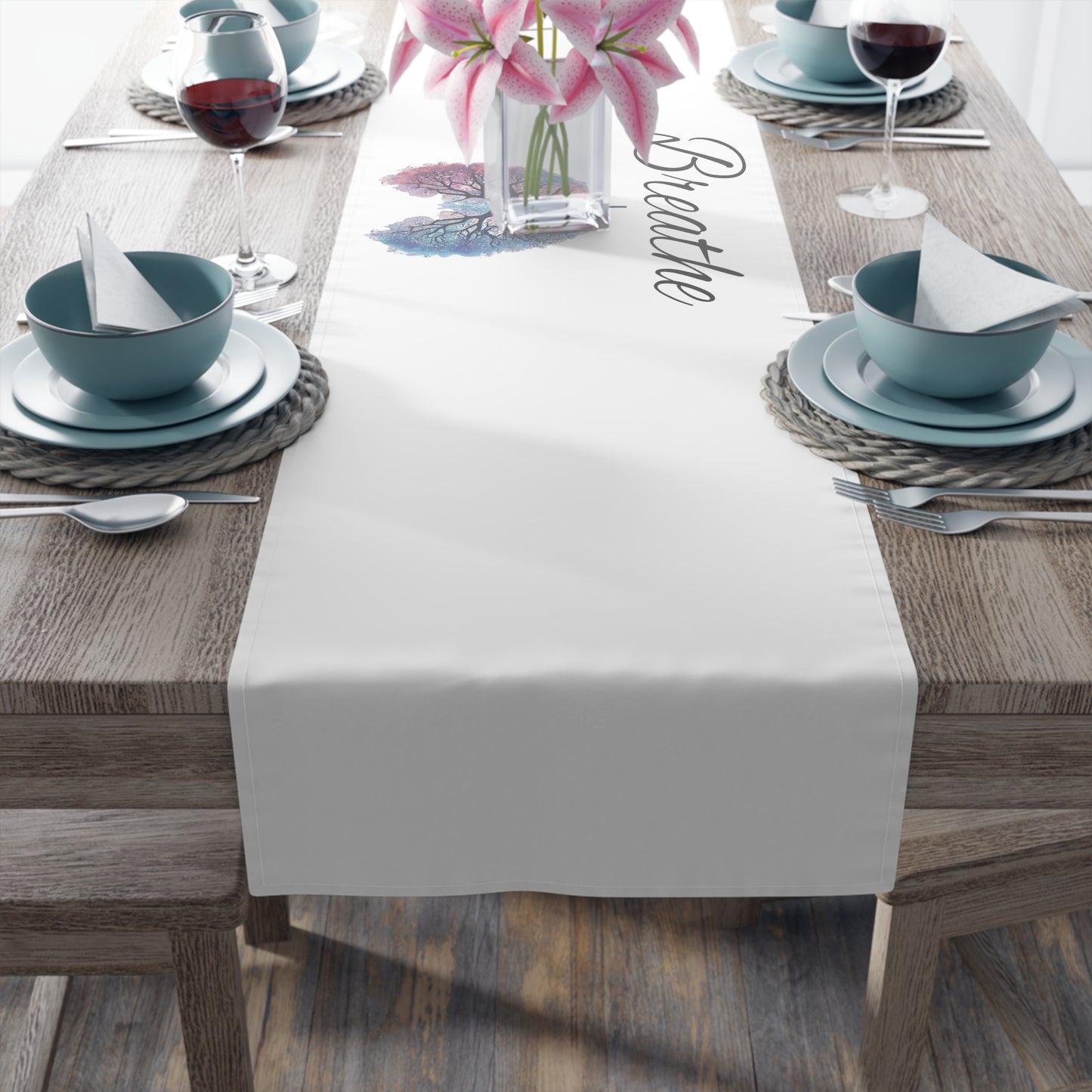 Breathe Table Runner (Cotton, Poly)