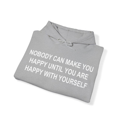 Happy with Yourself Heavy Blend™ Hooded Sweatshirt