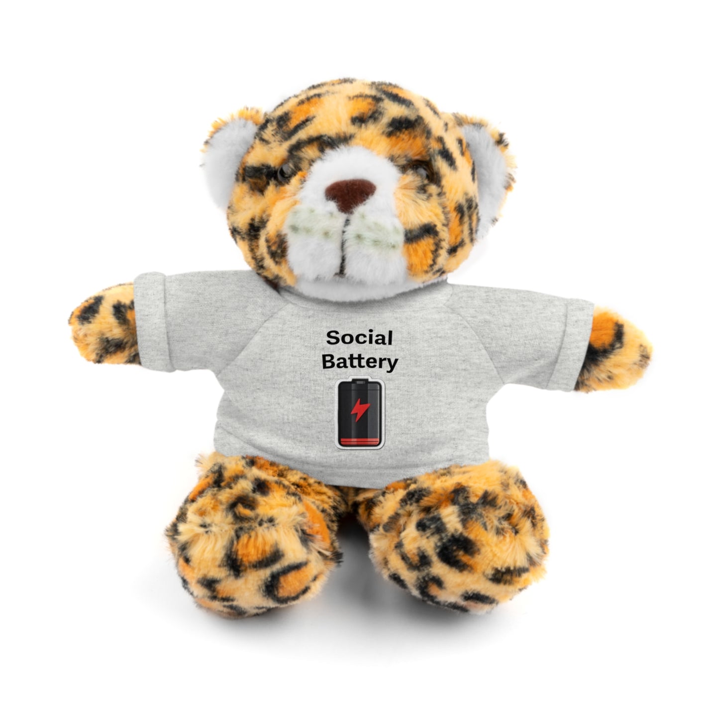 Social Battery Low Stuffed Animals with Tee