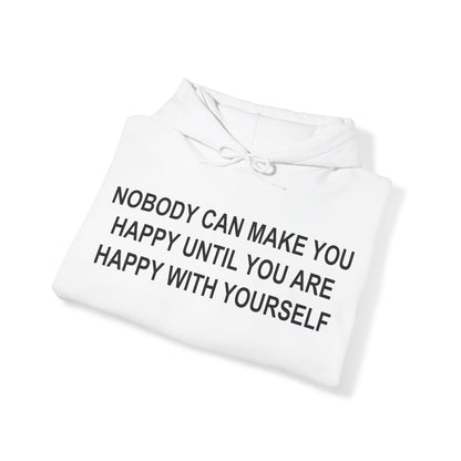 Happy with Yourself Heavy Blend™ Hooded Sweatshirt