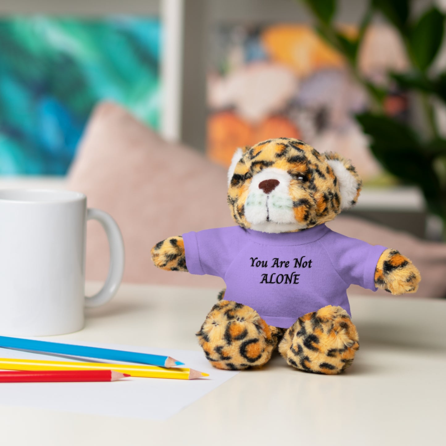 You Are Not Alone Stuffed Animals with Tee