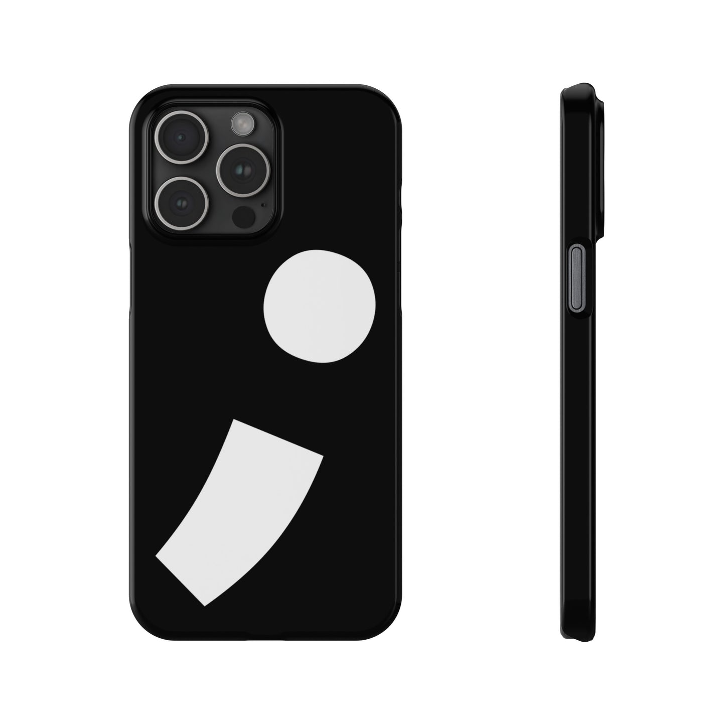 Semi-Colon ; Slim Phone Cases