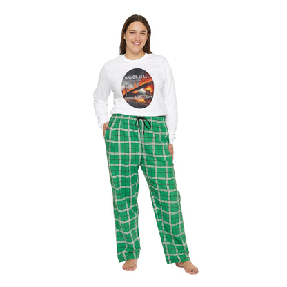 It is OK to let some Bridges Burn Women's Long Sleeve Pajama Set