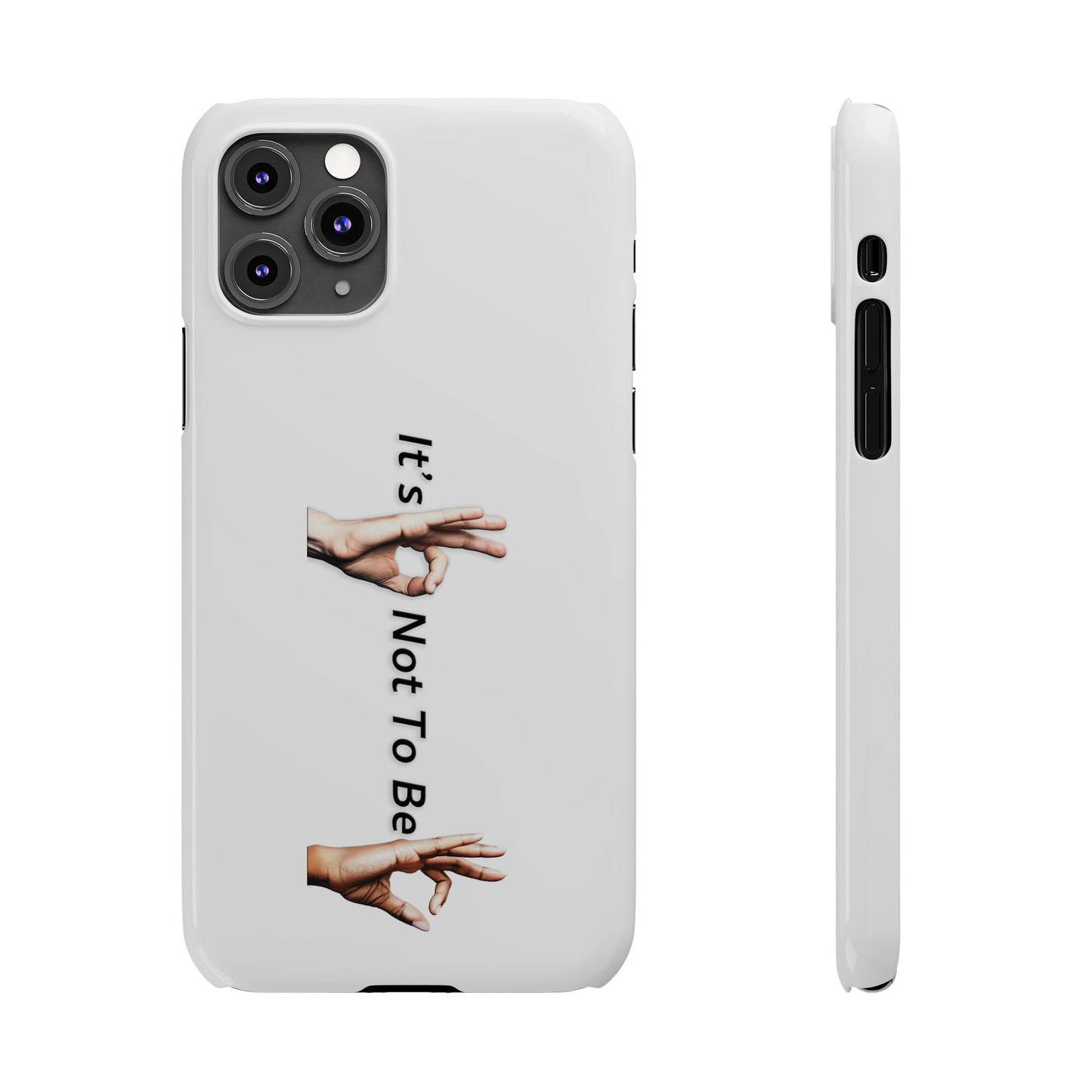 It's OK Not To Be OK Hands Slim Phone Cases