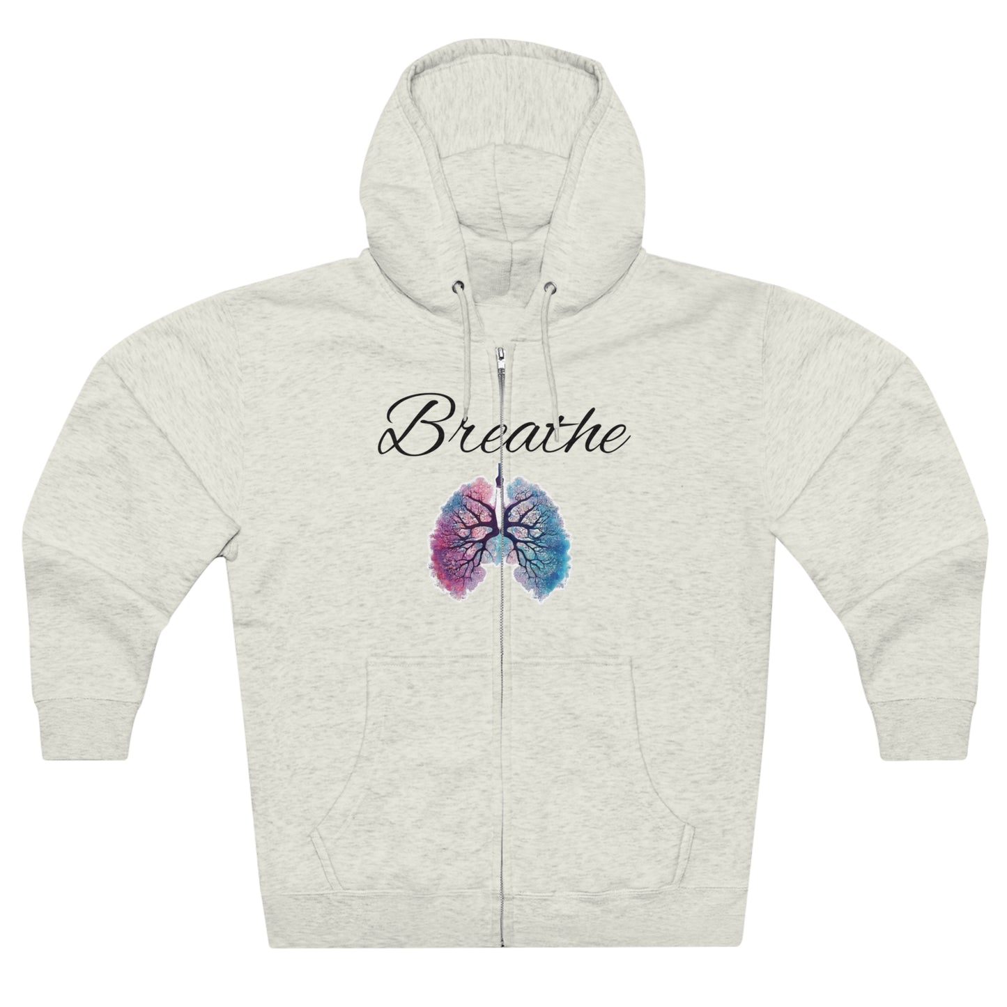 Breathe Unisex Zip Hoodie