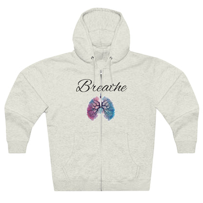 Breathe Unisex Zip Hoodie