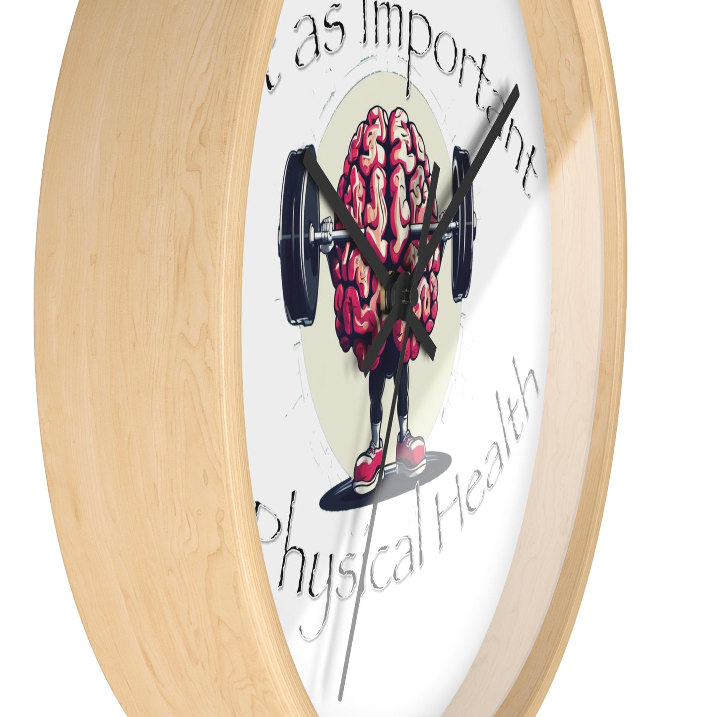 Mental Health Muscle Wall Clock