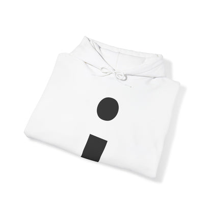 Semi-Colon ; Heavy Blend™ Hooded Sweatshirt