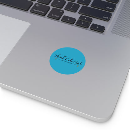 Think Celestial Round Vinyl Stickers