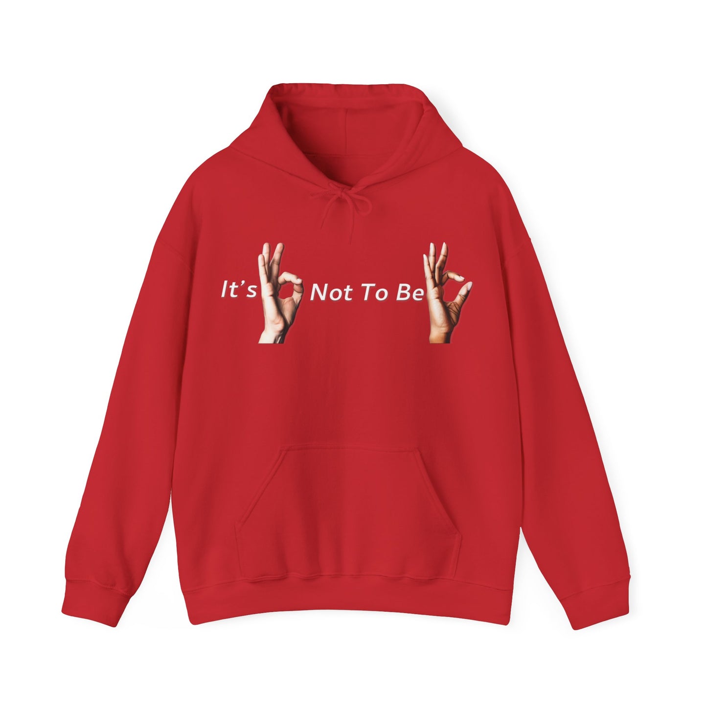 It's OK Not To Be OK Hands Heavy Blend™ Hooded Sweatshirt