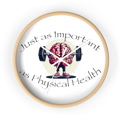 Mental Health Muscle Wall Clock