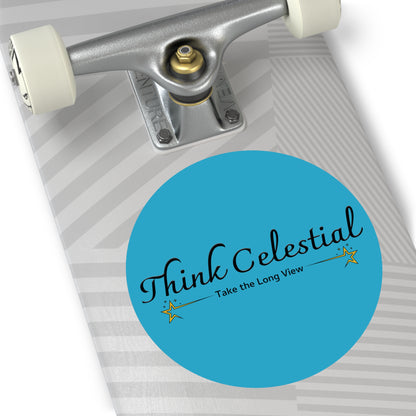 Think Celestial Round Vinyl Stickers