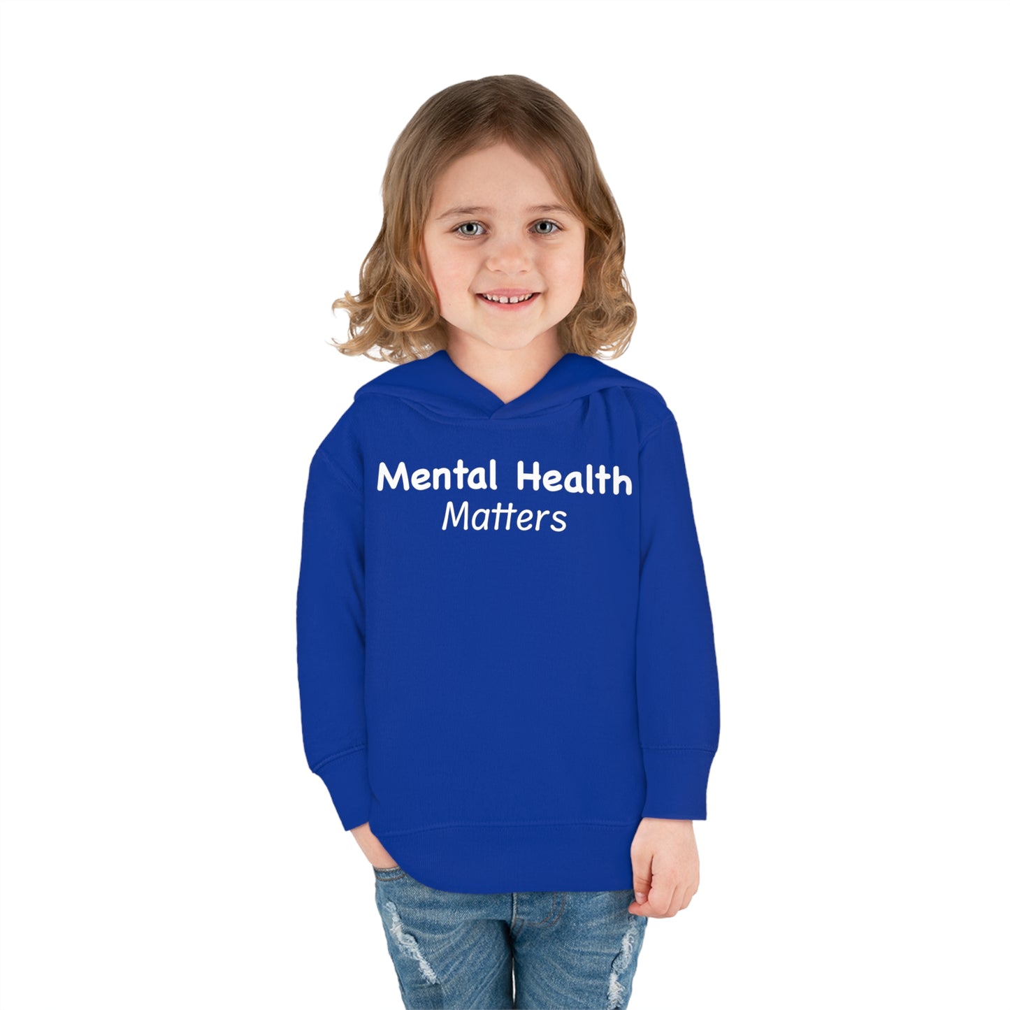 Mental Health Matters Toddler Pullover Fleece Hoodie