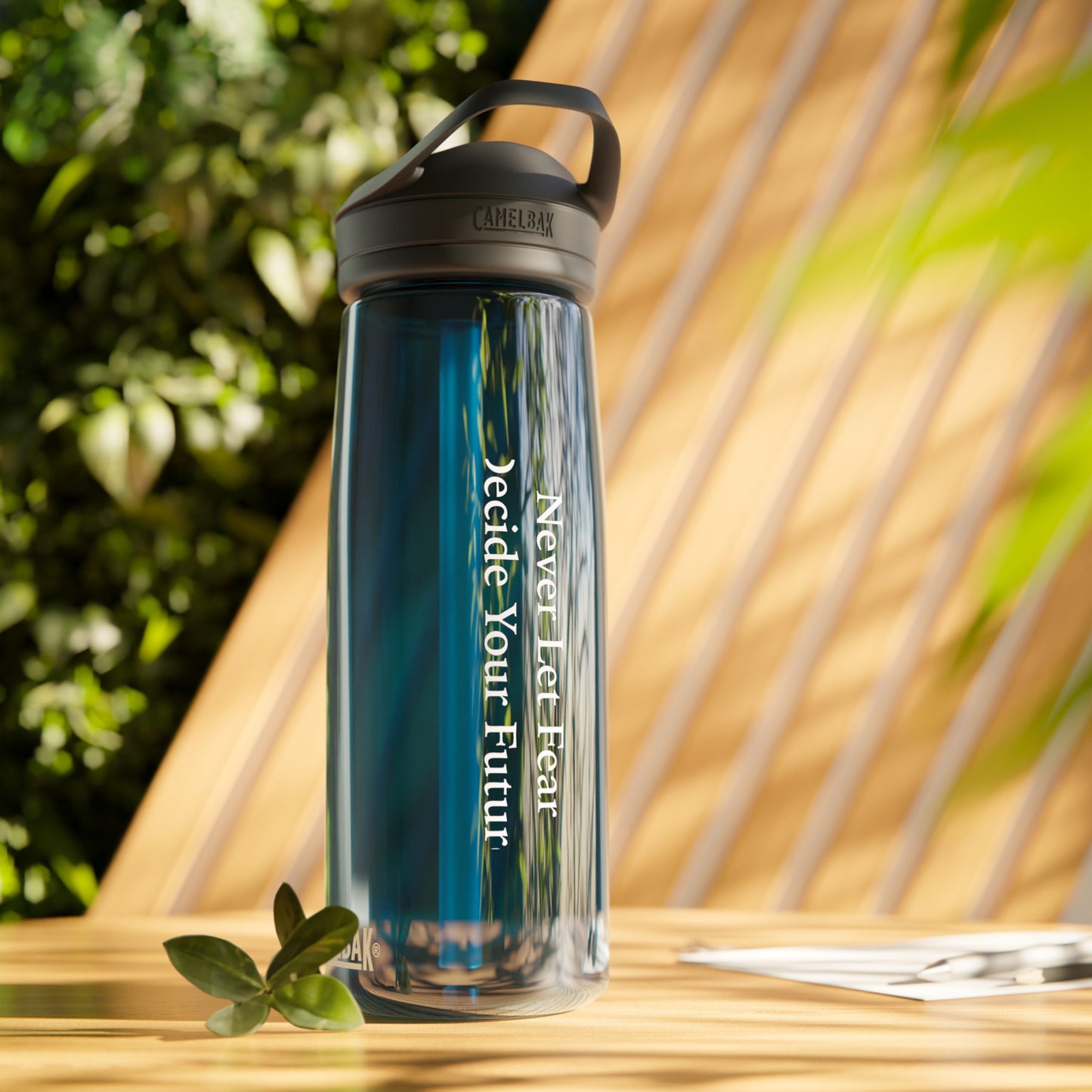 Never Let Fear Decide Your Future CamelBak Eddy® Water Bottle