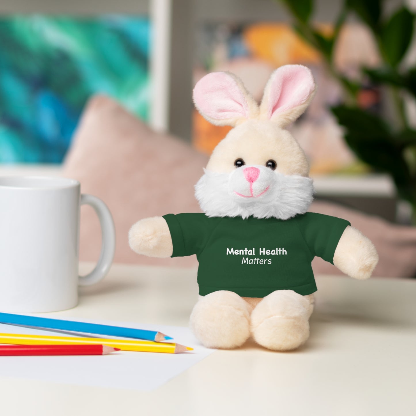 Mental Health Matters Stuffed Animals with Tee