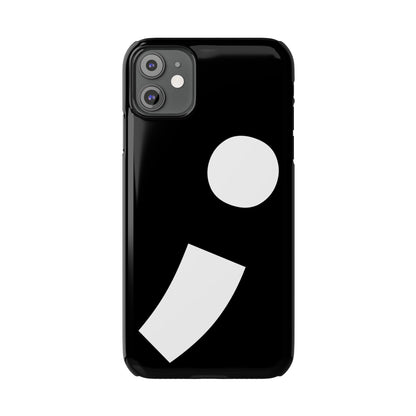 Semi-Colon ; Slim Phone Cases