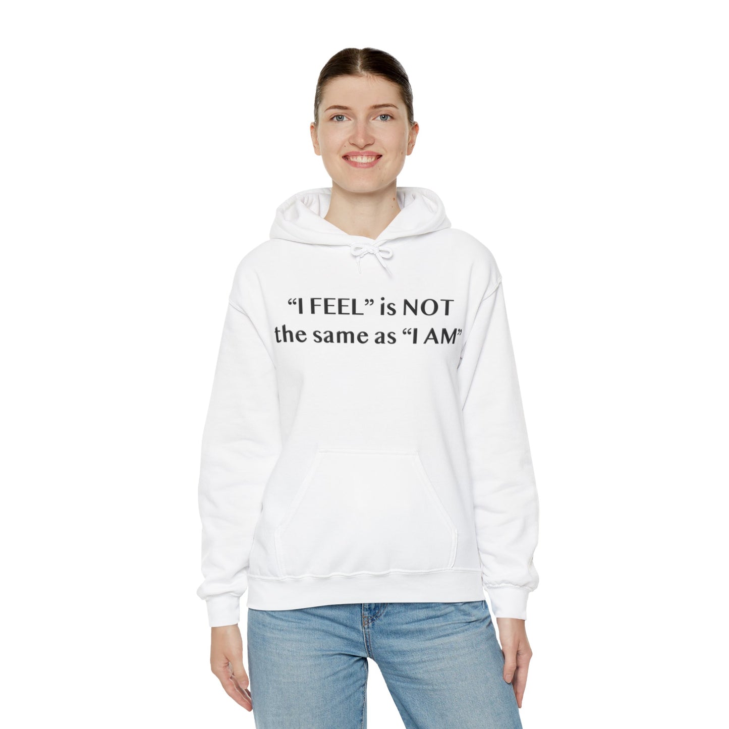 I Feel is Not the same as I Am Heavy Blend™ Hooded Sweatshirt