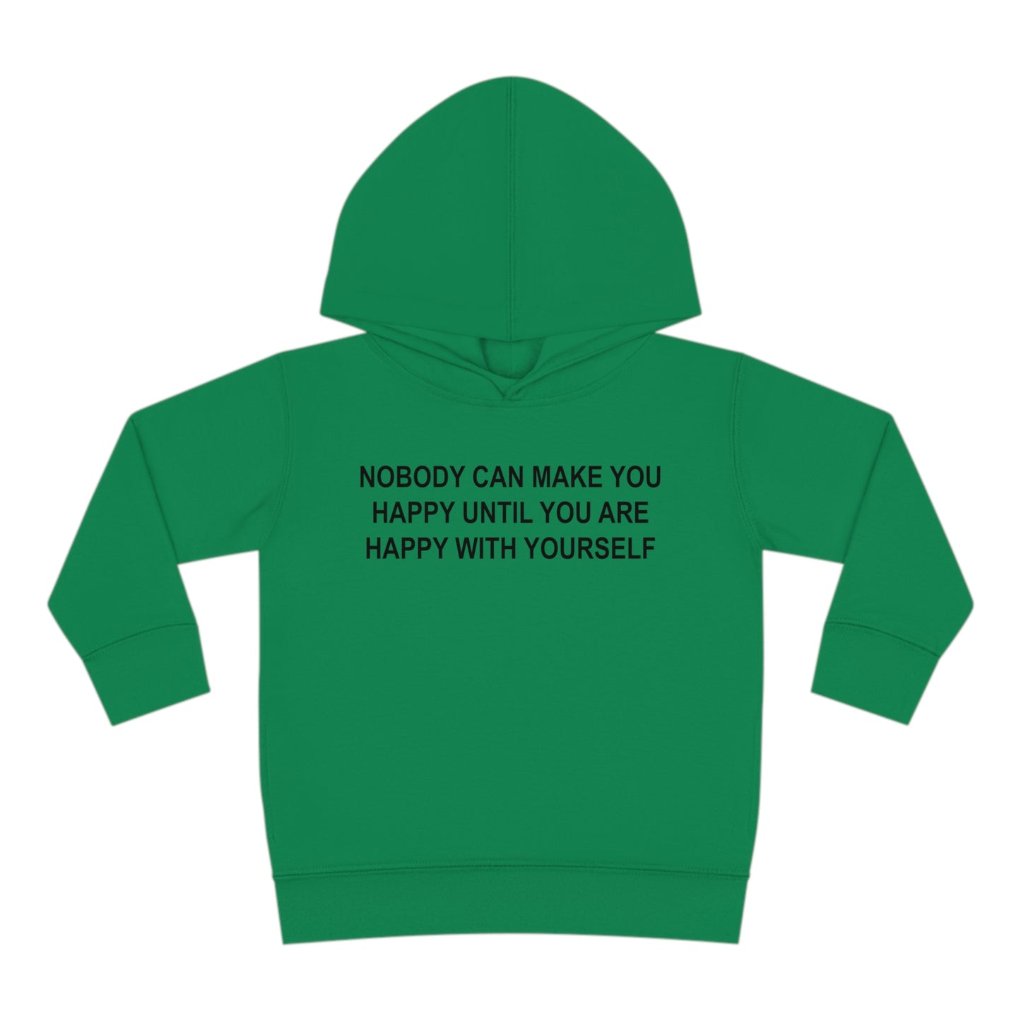 Happy with Yourself Toddler Pullover Fleece Hoodie