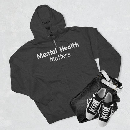 Mental Health Matters Unisex Zip Hoodie