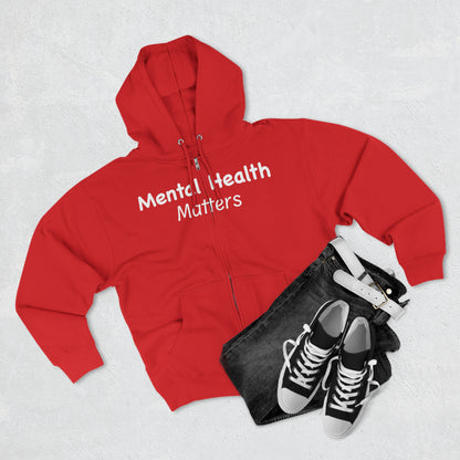 Mental Health Matters Unisex Zip Hoodie