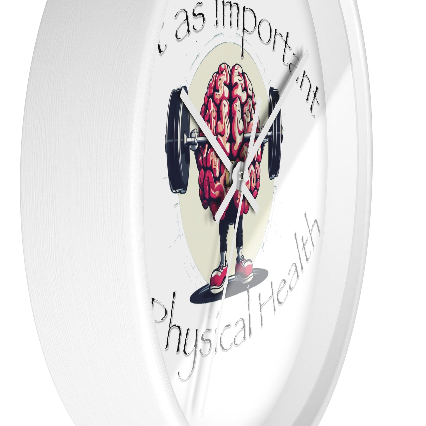 Mental Health Muscle Wall Clock