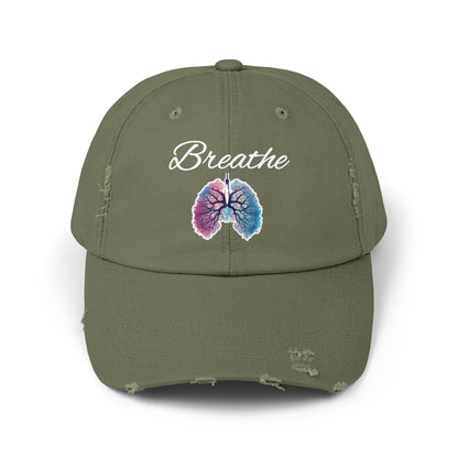 Breathe Unisex Distressed Cap