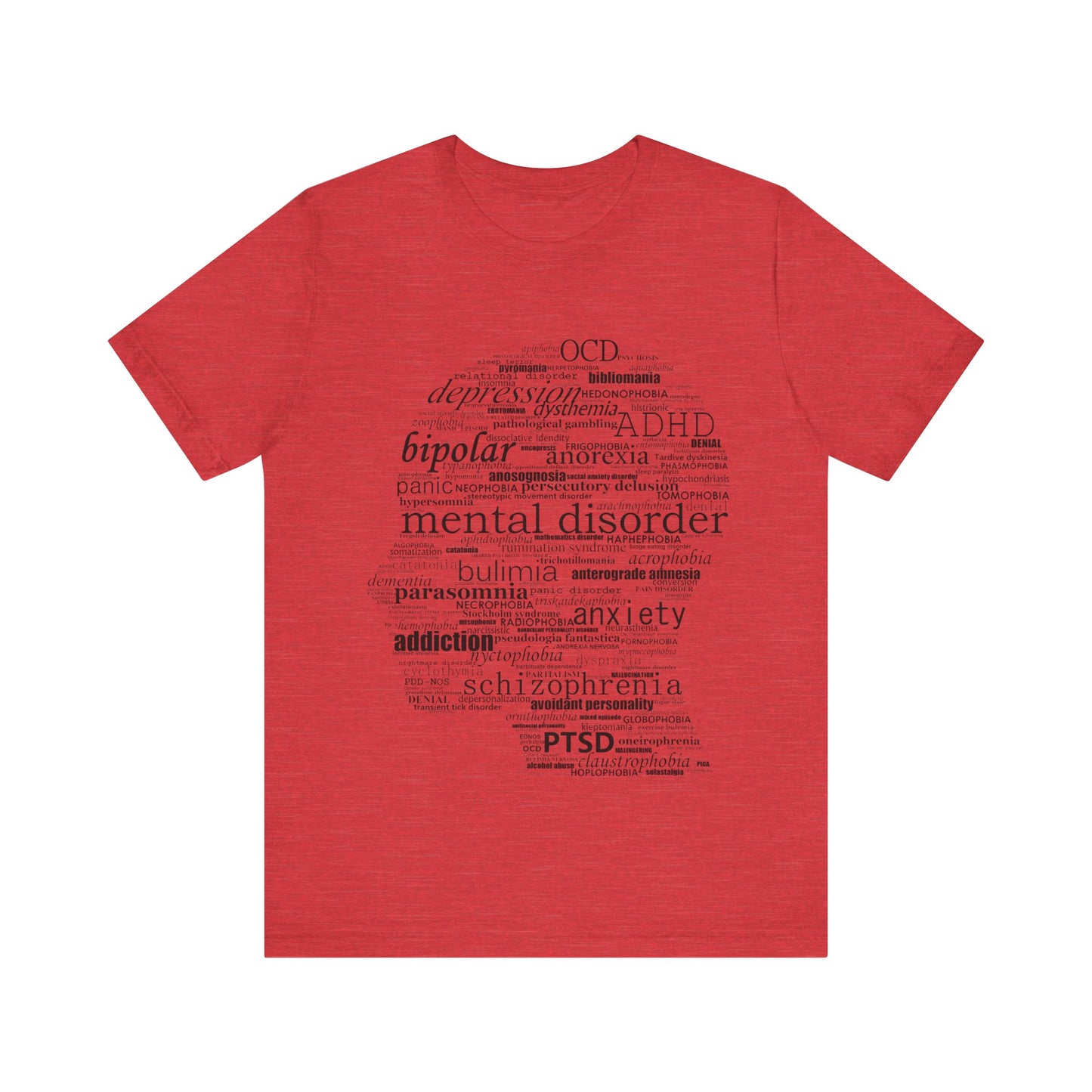 Mental Disorder Silhouette T-Shirt