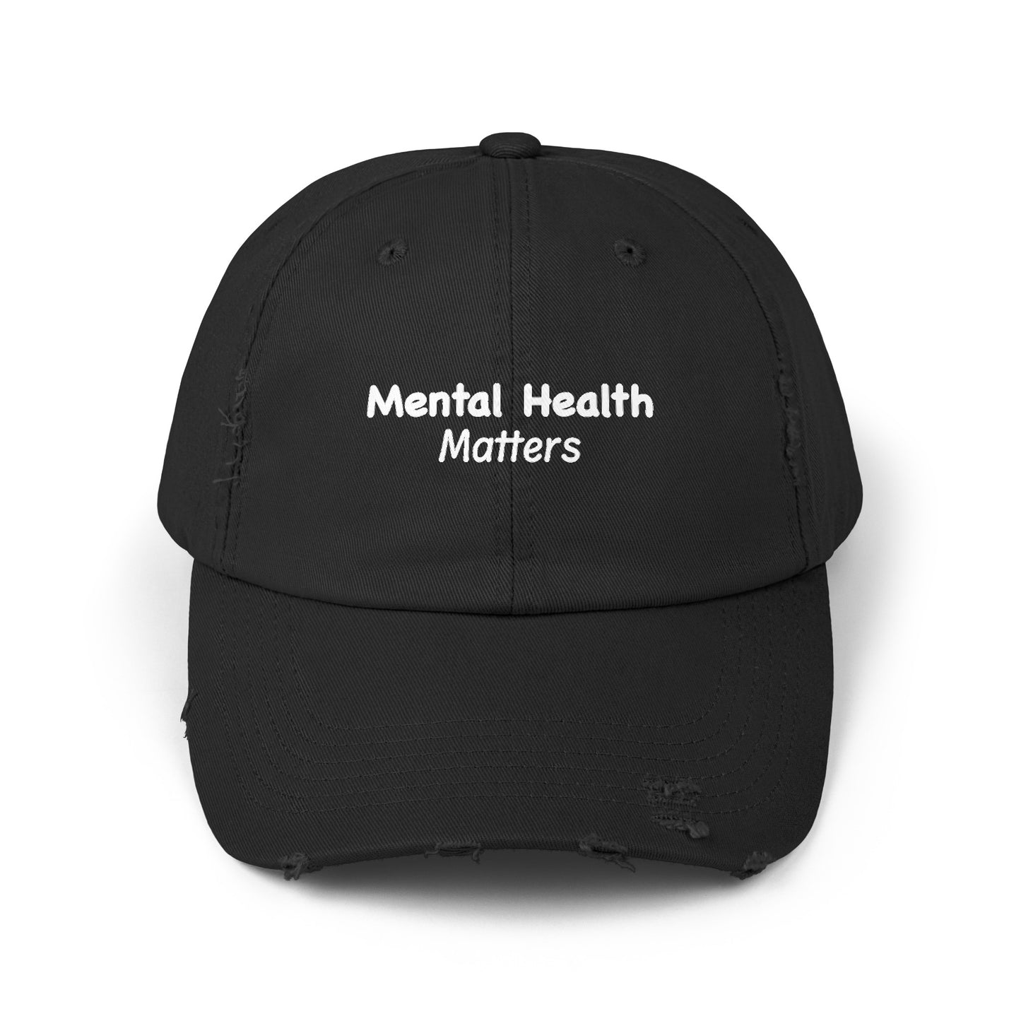 Mental Health Matters Unisex Distressed Cap