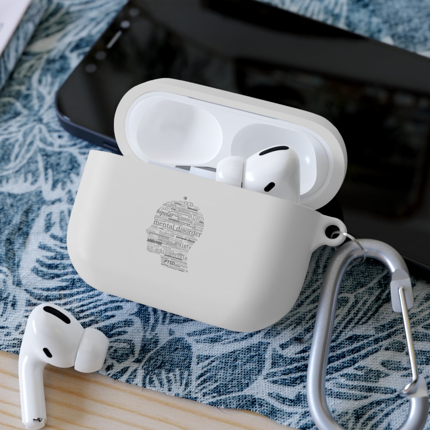 Mental Disorder Silhouette AirPods and AirPods Pro Case Cover