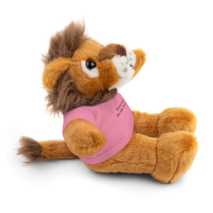 Never Let Fear Decide Your Future Stuffed Animals with Tee