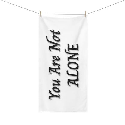 You Are Not Alone Mink-Cotton Towel