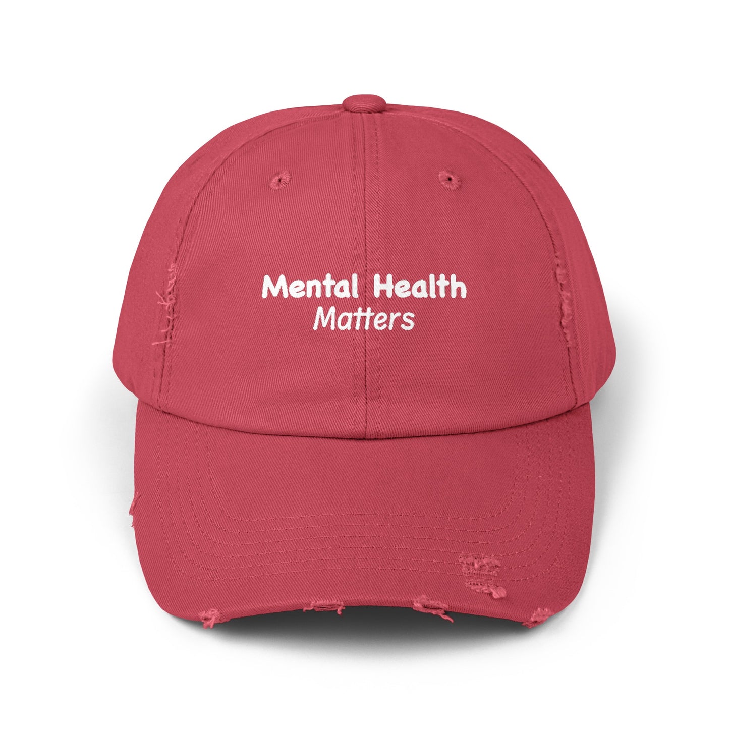 Mental Health Matters Unisex Distressed Cap