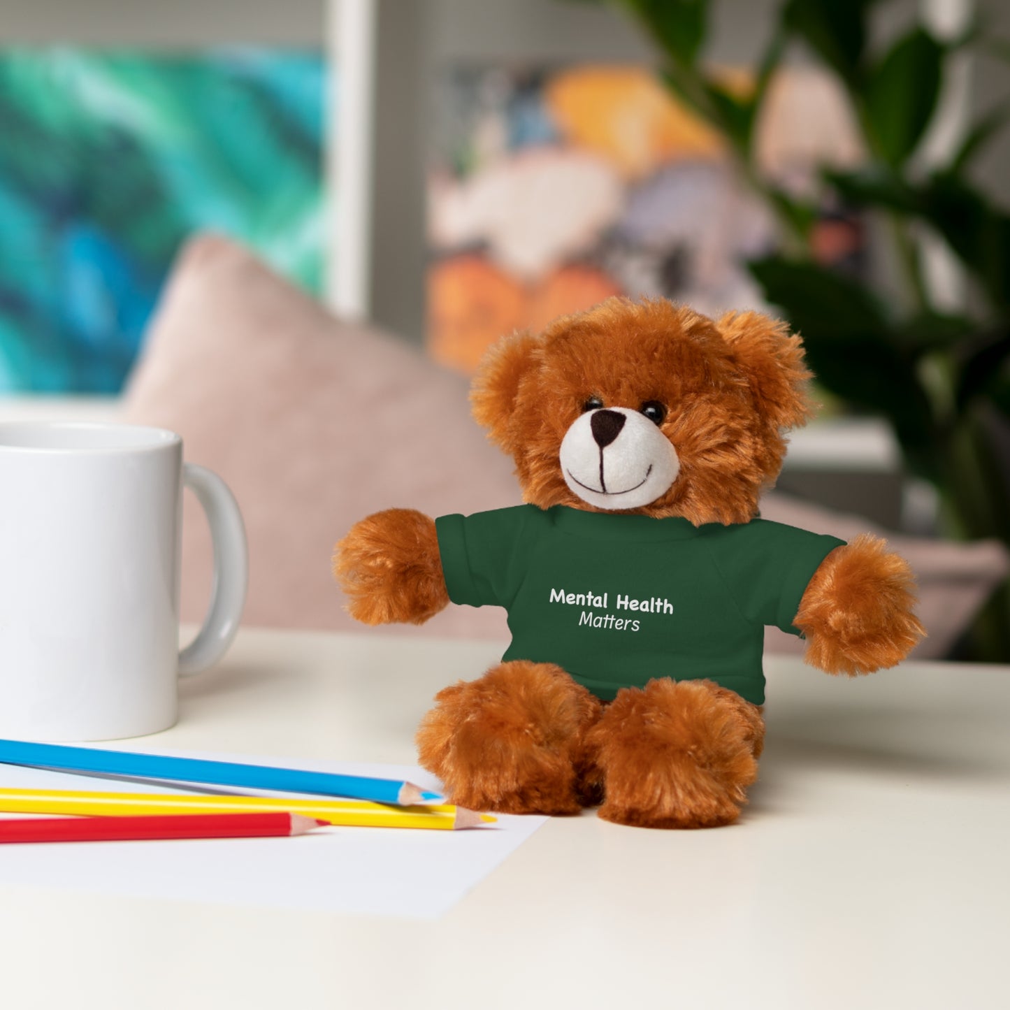 Mental Health Matters Stuffed Animals with Tee