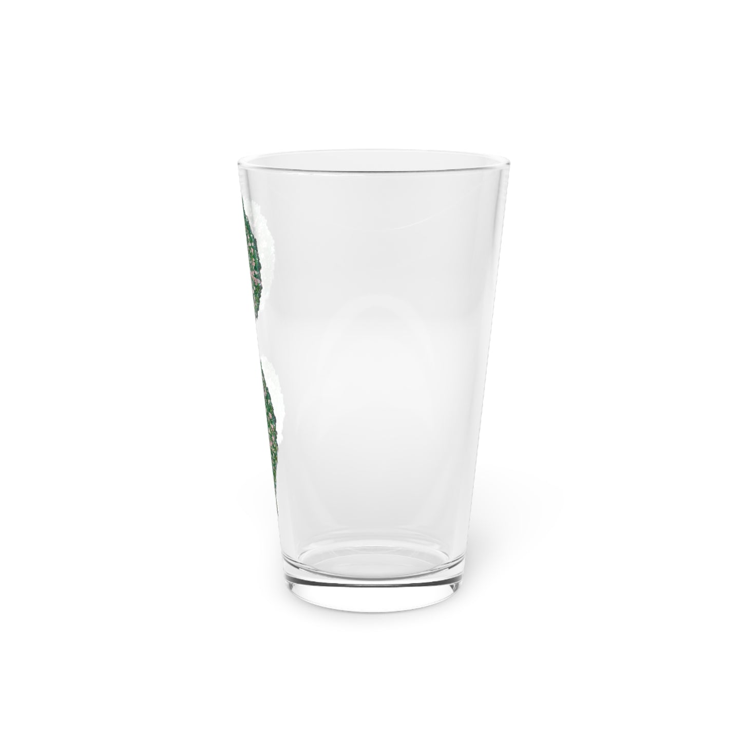 Flowers Semi-Colon 16oz Pint Glass