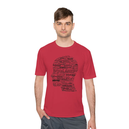 Mental Disorder Silhouette Moisture Wicking Tee