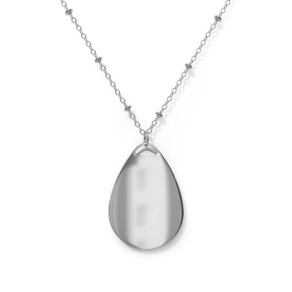 I Feel is Not the same as I Am Oval Necklace