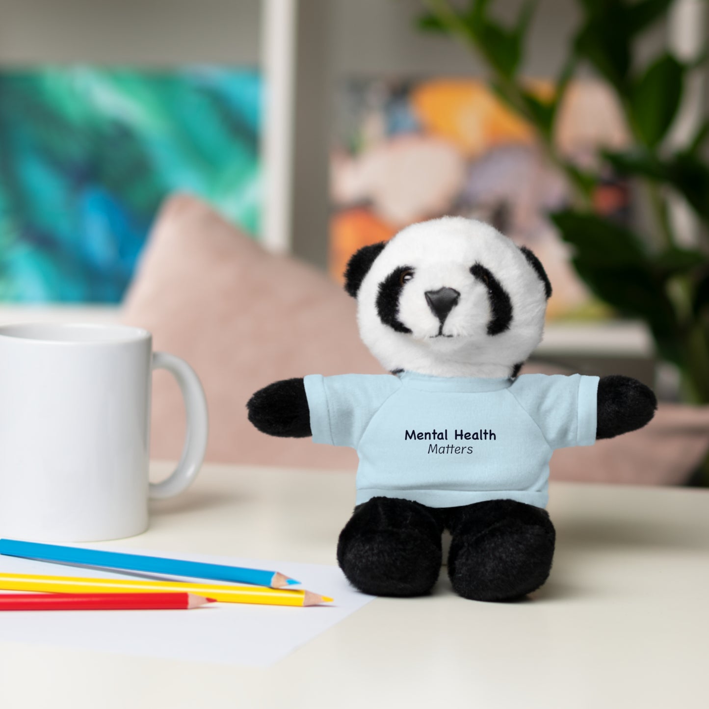 Mental Health Matters Stuffed Animals with Tee