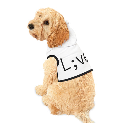 Semi-Colon L;ve Pet Hoodie