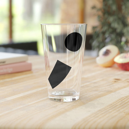 Semi-Colon ; 16oz Pint Glass