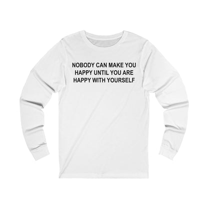 Happy with Yourself Jersey Long Sleeve Tee