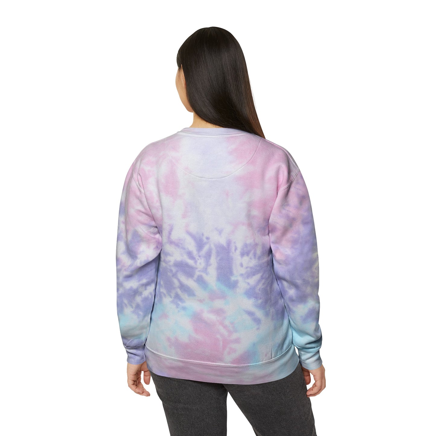 Social Battery Low Unisex Tie-Dye Sweatshirt