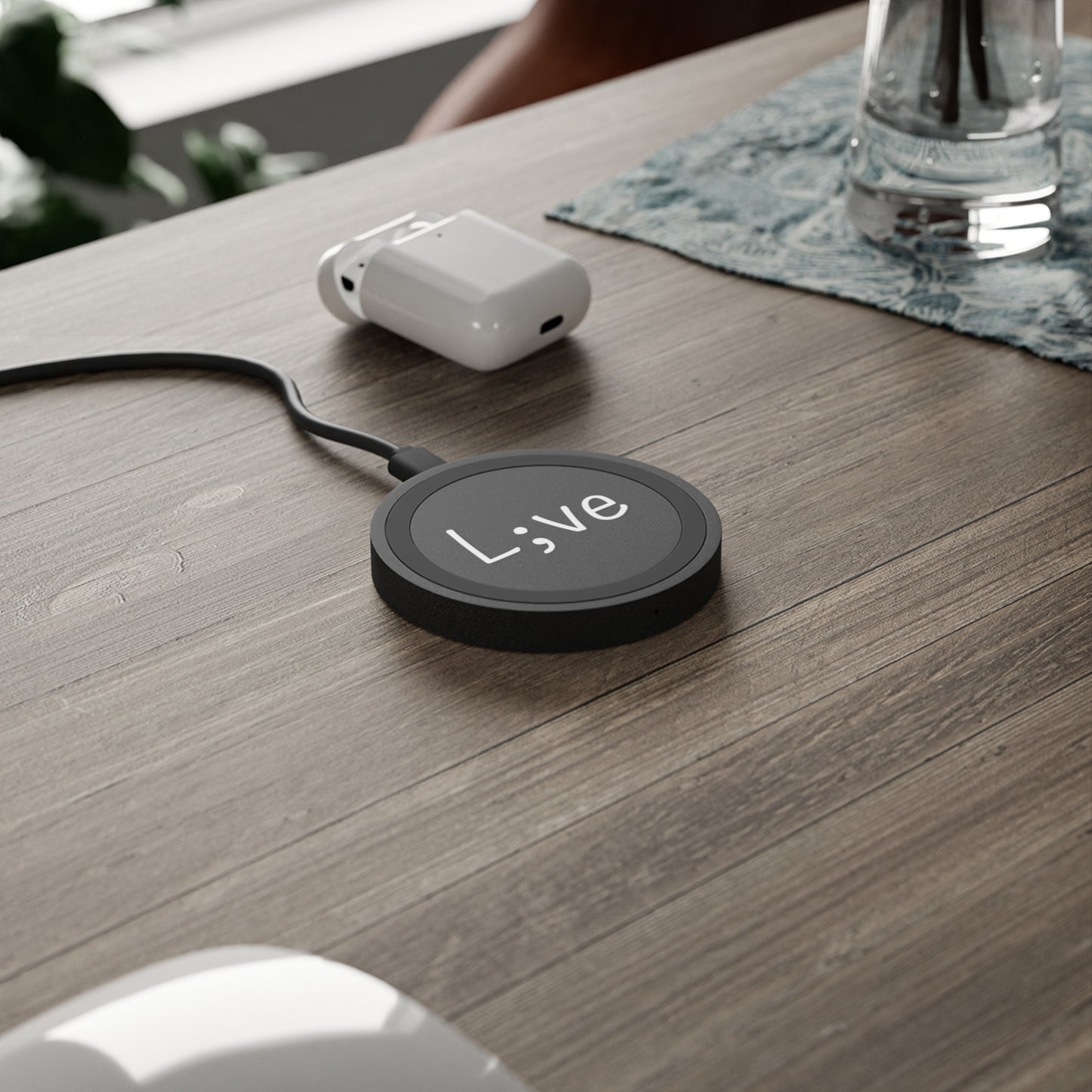 Semi-Colon L;ve Wireless Charging Pad