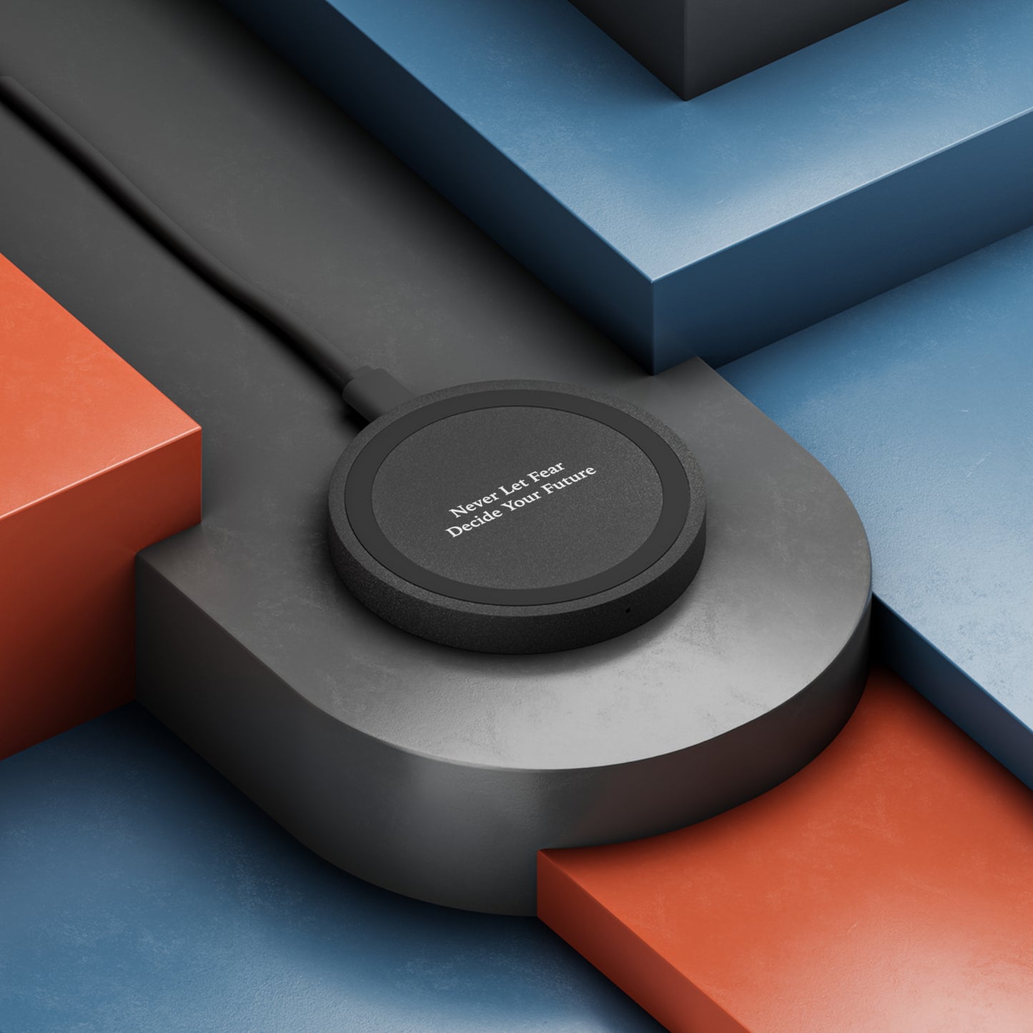 Never Let Fear Decide Your Future Wireless Charging Pad