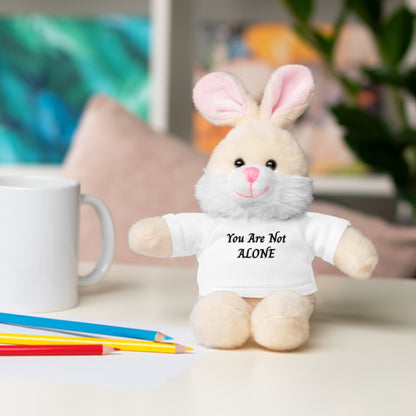 You Are Not Alone Stuffed Animals with Tee