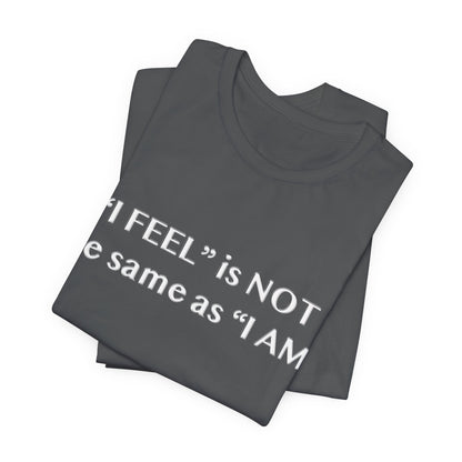 I Feel is Not the same as I Am T-Shirt