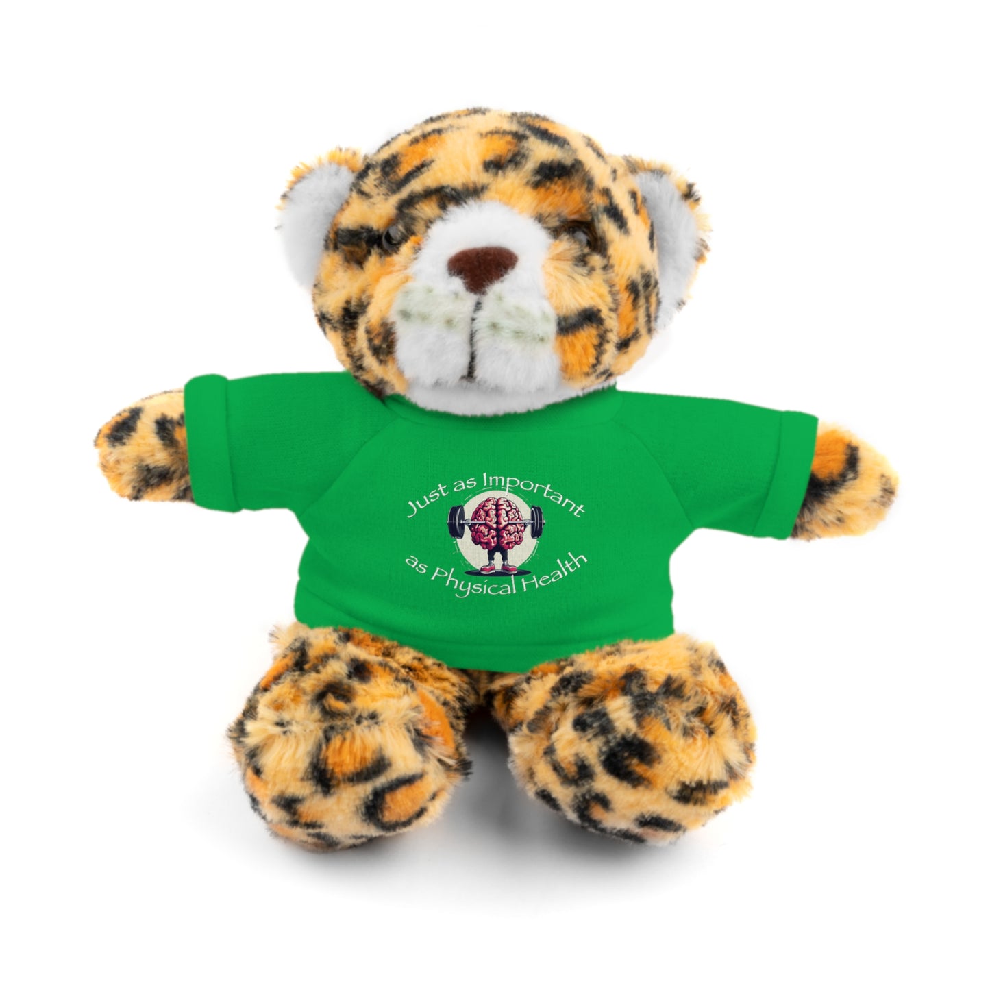 Mental Health Muscle Stuffed Animals with Tee