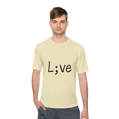 Semi-Colon L;ve Moisture Wicking Tee