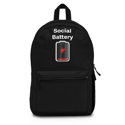 Social Battery Low Backpack